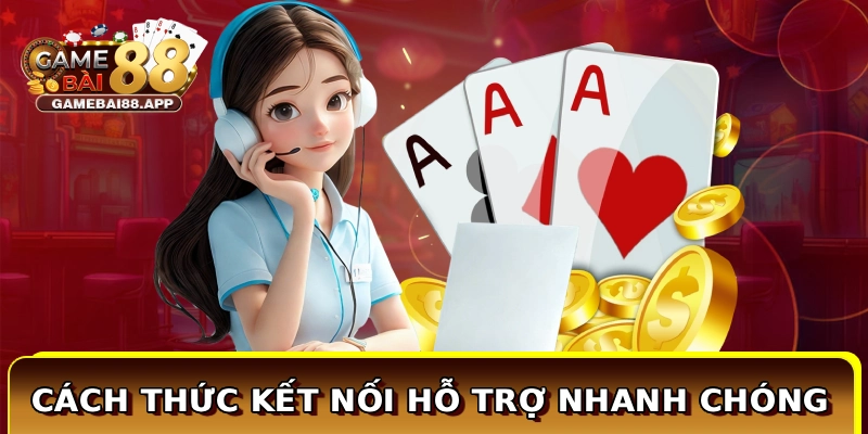 Cách thức kết nối hỗ trợ nhanh chóng