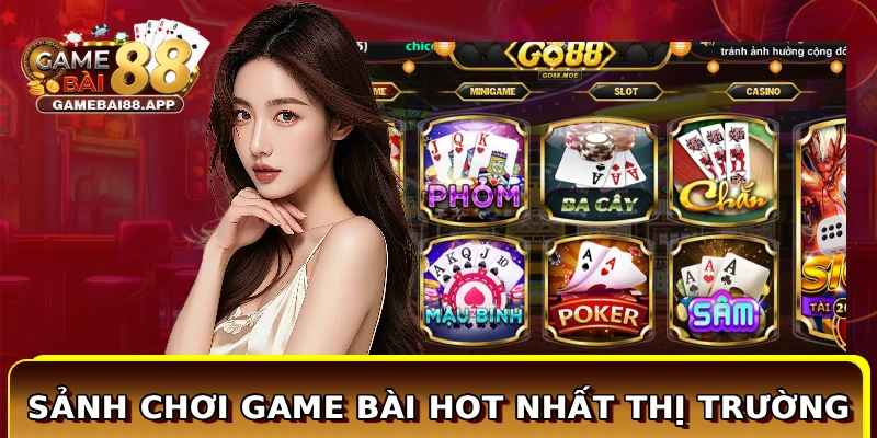 Go88 - Cổng Game Tài Xỉu Trả Thưởng Xanh Chín Mỗi Ngày 3 Sảnh chơi game bài hot nhất thị trường